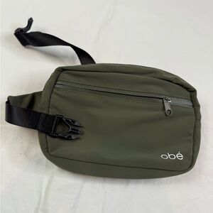 Obe Waist Fanny Pack - Olive Green Two Compartments A030425